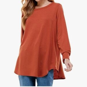 12ami Terracotta Long Sleeve Tunic